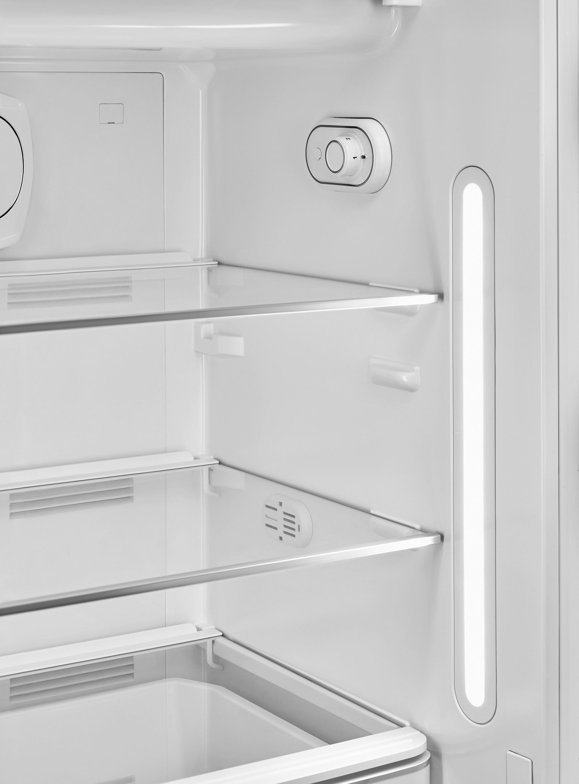 KÜHLSCHRANK 60,1/150,0/76,8 cm  - Creme, Basics, Glas/Metall (60,1/150,0/76,8cm) - SMEG