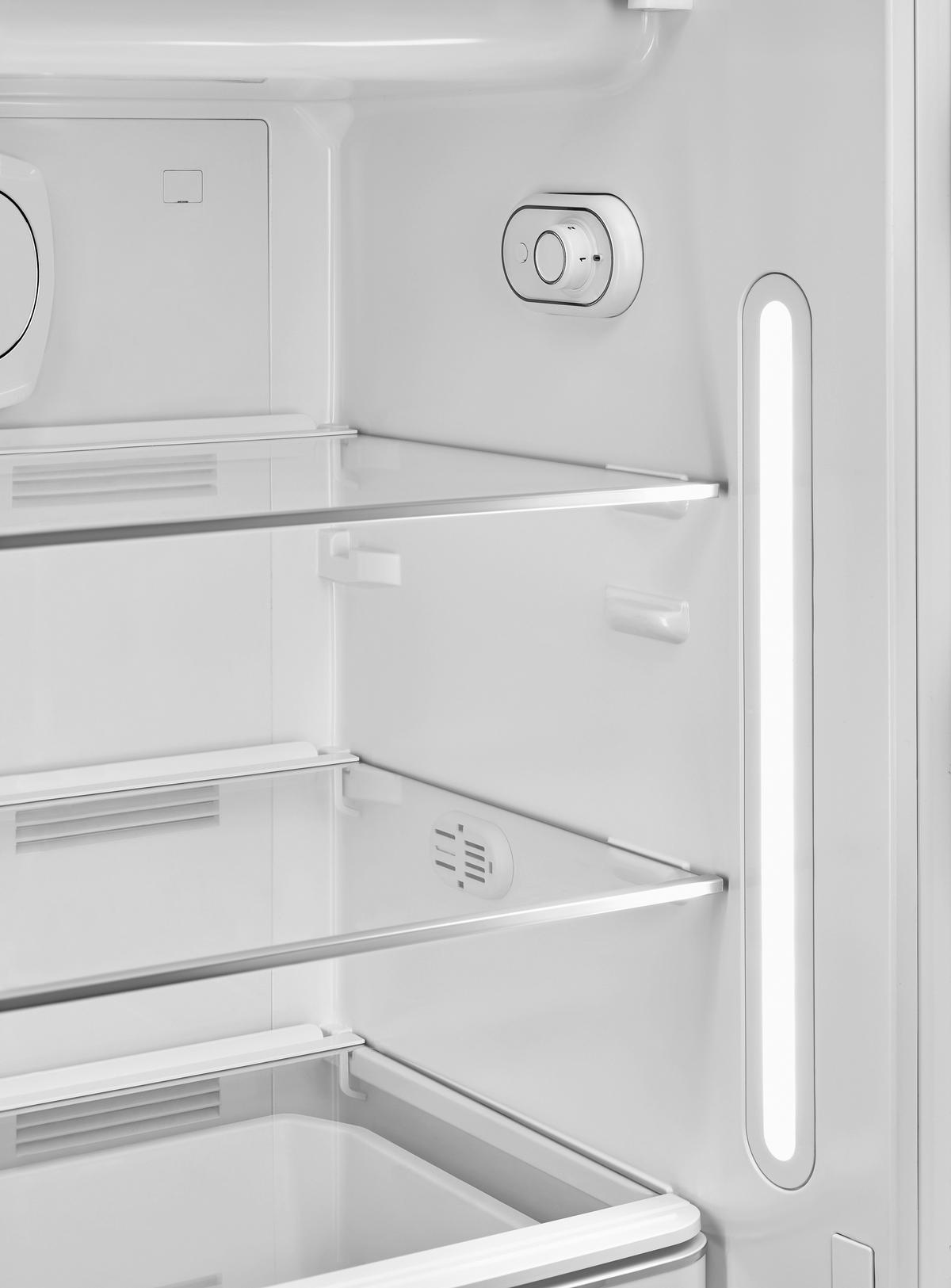 KÜHLSCHRANK 60,1/150,0/76,8 cm  - Creme, Basics, Glas/Metall (60,1/150,0/76,8cm) - SMEG