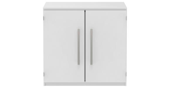 AKTENSCHRANK Weiß  - Weiß, KONVENTIONELL, Holzwerkstoff (80/76,5/43cm) - Moderano