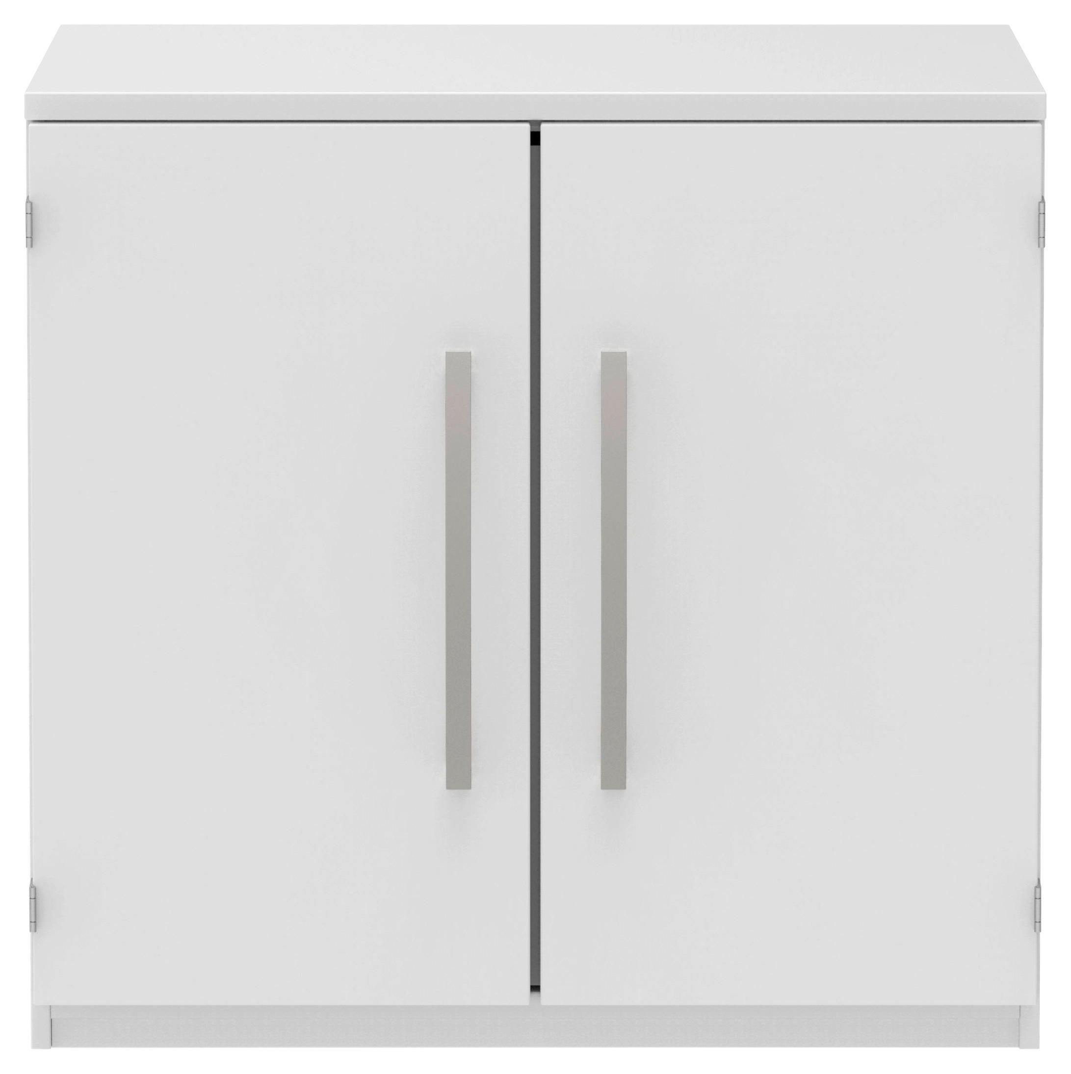 AKTENSCHRANK 80/76,5/43 cm  - Weiß, KONVENTIONELL, Holzwerkstoff (80/76,5/43cm) - Moderano