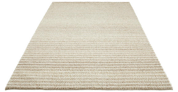 HANDWEBTEPPICH 70/140 cm Beige rechteckig  - Beige, Natur, Textil (70/140cm) - Linea Natura