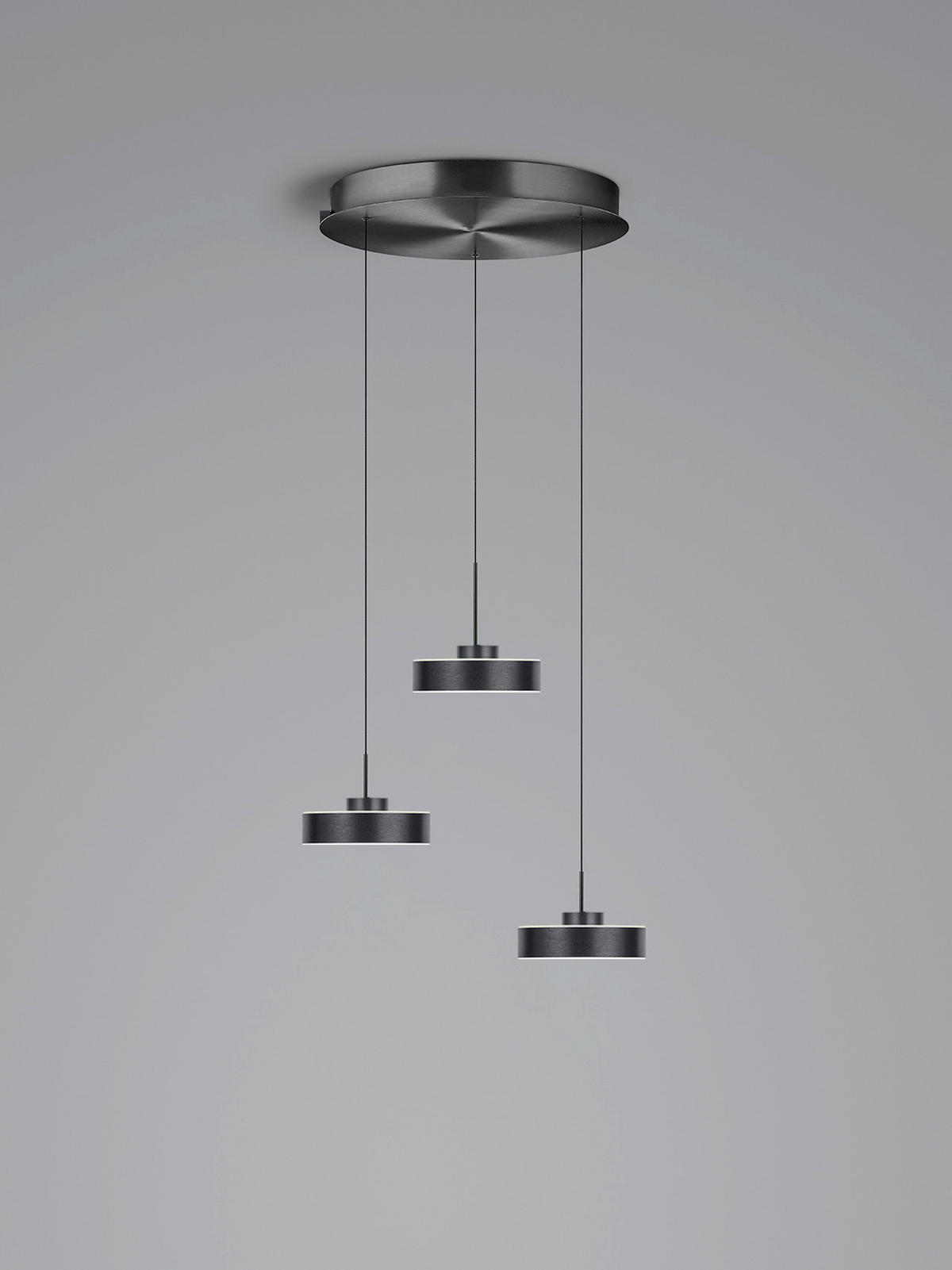LED-HÄNGELEUCHTE SPENCER 43/30-200 cm   - Anthrazit, KONVENTIONELL, Metall (43/30-200cm) - Hell