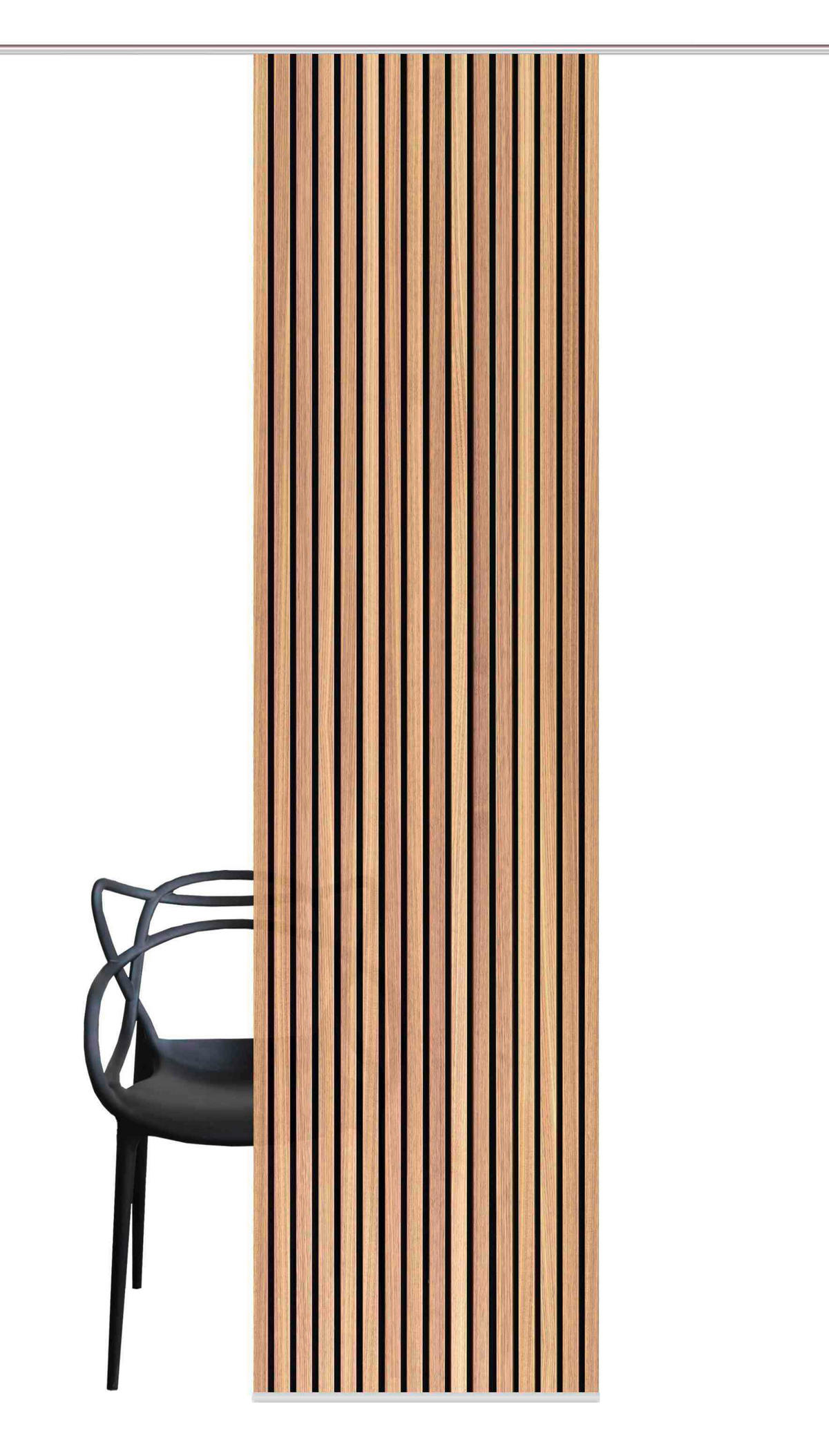 FLÄCHENVORHANG   blickdicht  60/245 cm   - Braun, Trend, Textil (60/245cm)