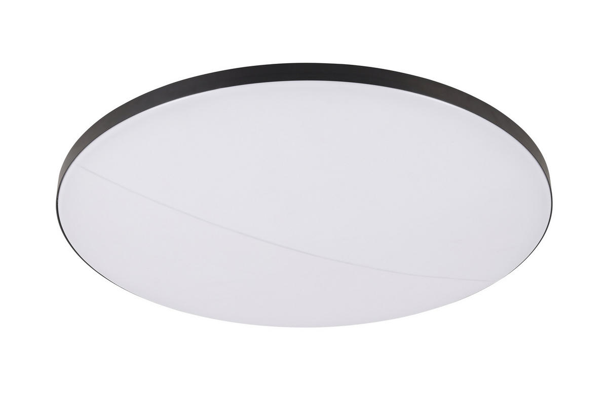 LED-DECKENLEUCHTE  79,5/10,5 cm    - Schwarz, Design, Kunststoff/Metall (79,5/10,5cm) - Novel