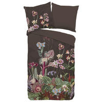 WENDEBETTWÄSCHE Phoebe Renforcé 155/220 cm  - Dunkelbraun/Braun, Design, Textil (155/220cm)