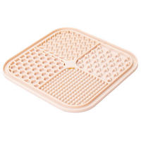 HUNDEMATTE - Beige, KONVENTIONELL, Kunststoff (20/20/0,8cm) - Fackelmann