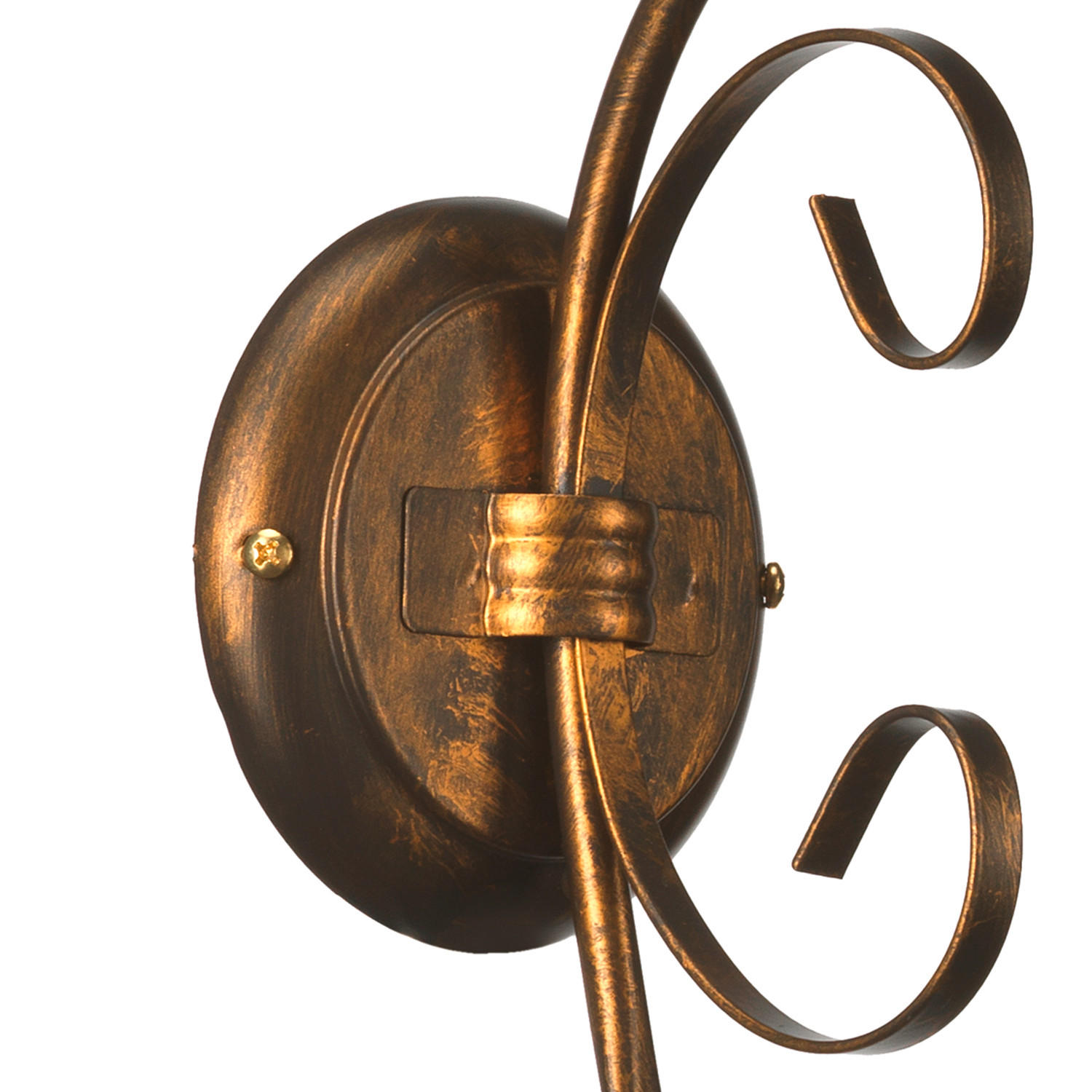WANDLEUCHTE Odino 13/30/23 cm   - Cognac, KONVENTIONELL, Glas/Metall (13/30/23cm)