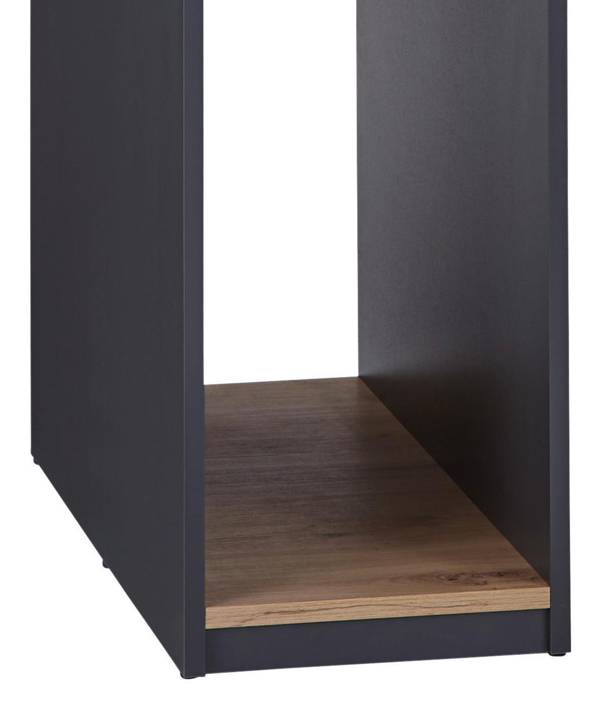 GAMING MIZA leseni material antracit, barve hrasta  - barve hrasta/antracit, Moderno, kovina/leseni material (160/92,4/70cm) - Carryhome