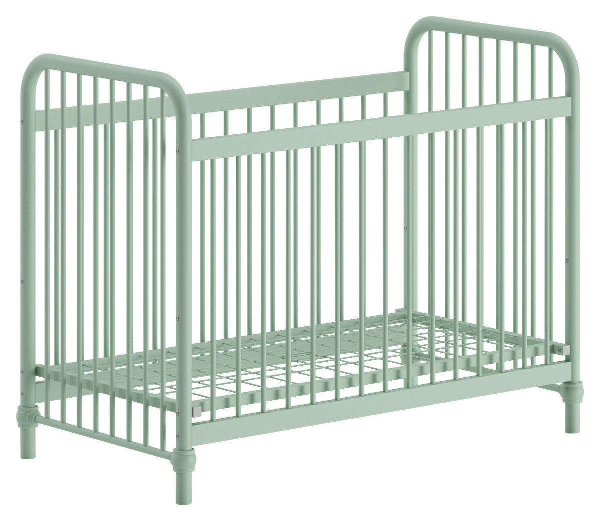 GITTERBETT 60/120 cm  - Grün, ROMANTIK / LANDHAUS, Metall (60/120cm) - MID.YOU