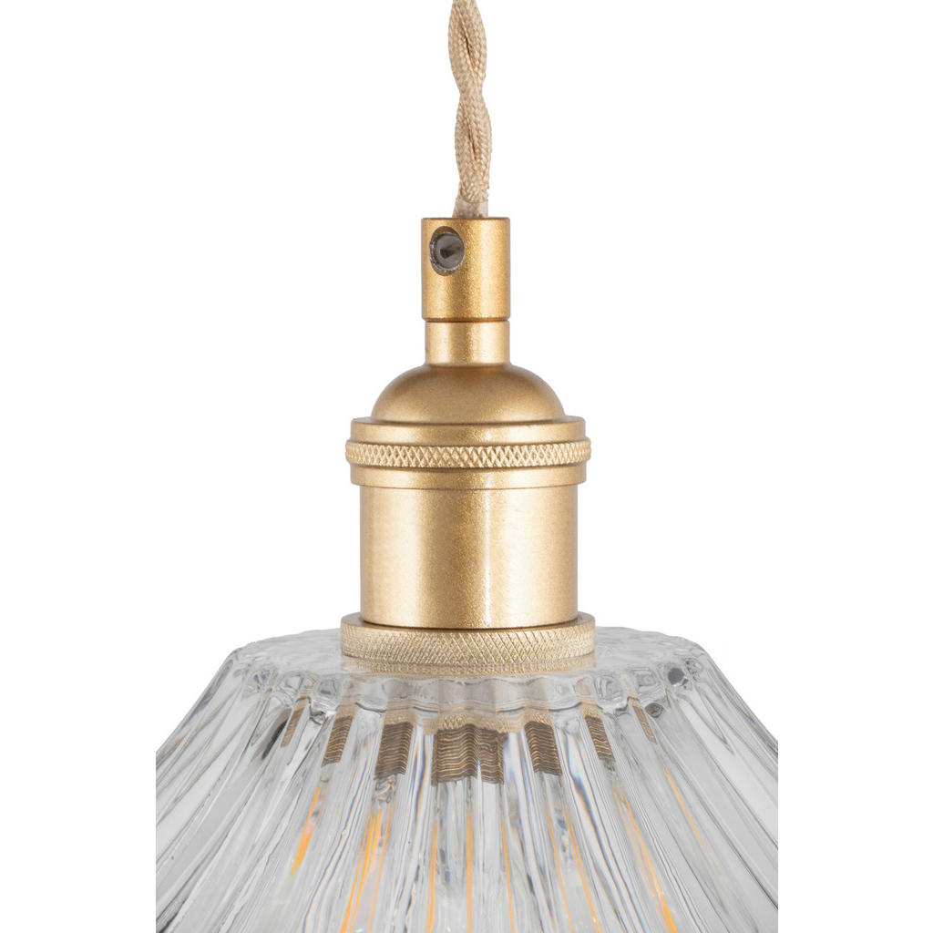 Thumbnail - Novel Hängeleuchte, Klar, Metall, Glas, Vintage,Vintage, rund,rund, 125 cm, RoHS, ISO 9001, Bsci, CE, höhenverstellbar, ...