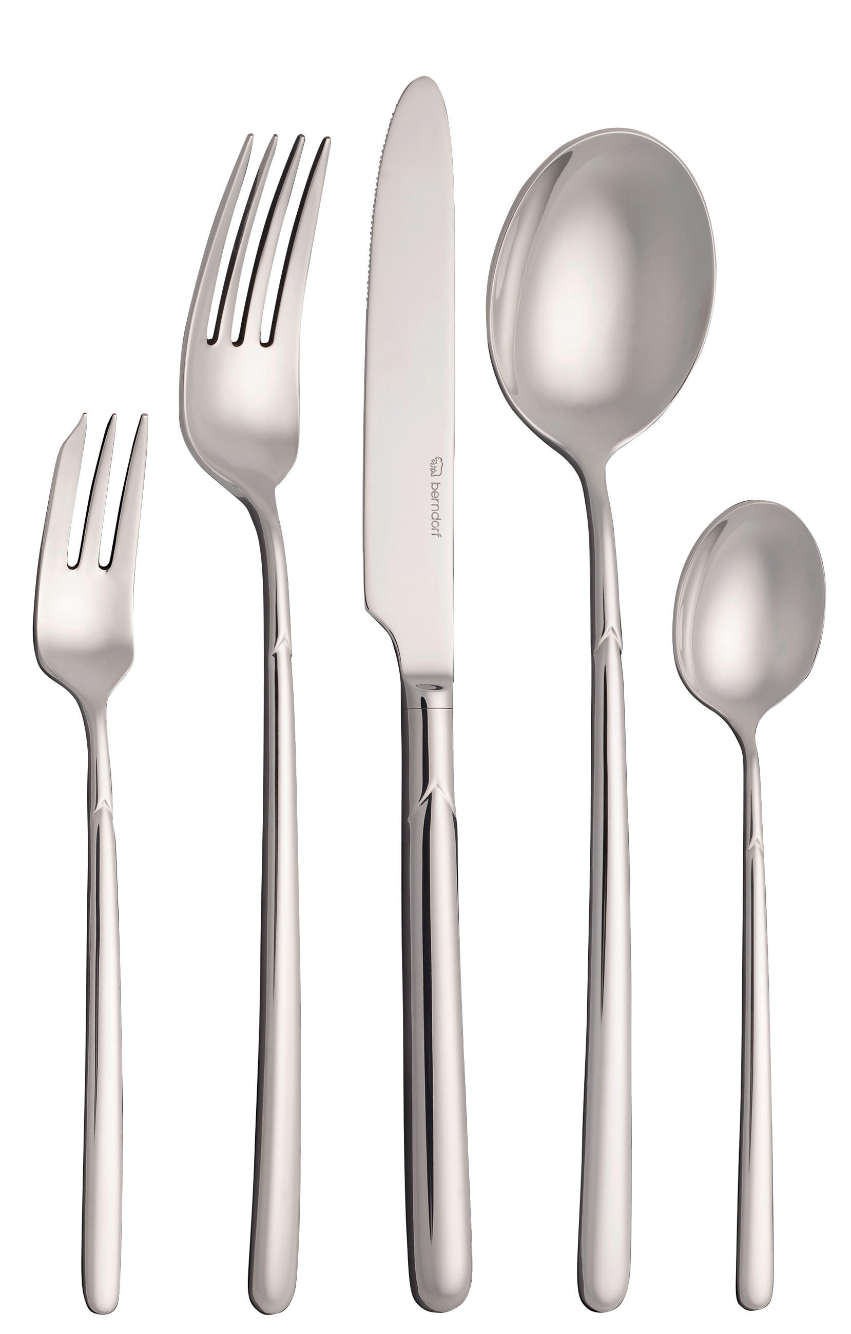BESTECKSET 30-teilig Chrom-Nickel-Molybdän Stahl  - Silberfarben, Basics, Metall (40/5,5/40cm) - Berndorf