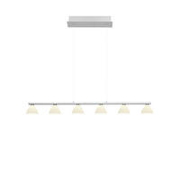 LED-HÄNGELEUCHTE 114/10/150 cm  - Nickelfarben, KONVENTIONELL, Metall (114/10/150cm) - Hell