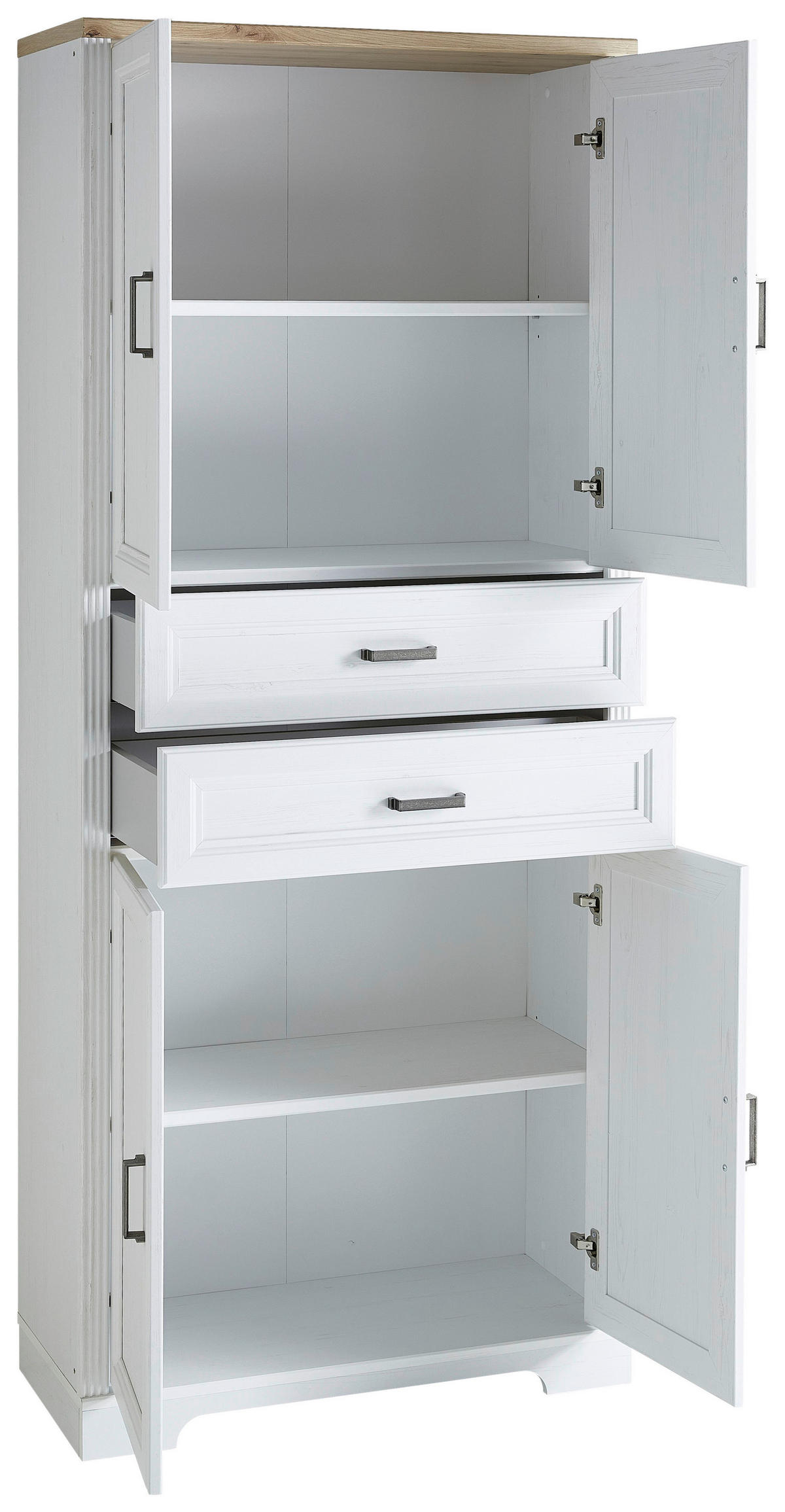 AKTENSCHRANK Pinienfarben, Eiche Artisan  - Eiche Artisan/Pinienfarben, KONVENTIONELL, Holzwerkstoff (86/204/38cm) - Carryhome