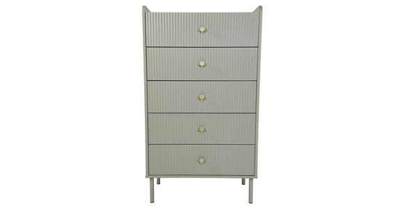 HIGHBOARD SNOW in 70/121,6/40 cm - Eichefarben/Goldfarben, Design, Holzwerkstoff/Metall (70/121,6/40cm) - Xora