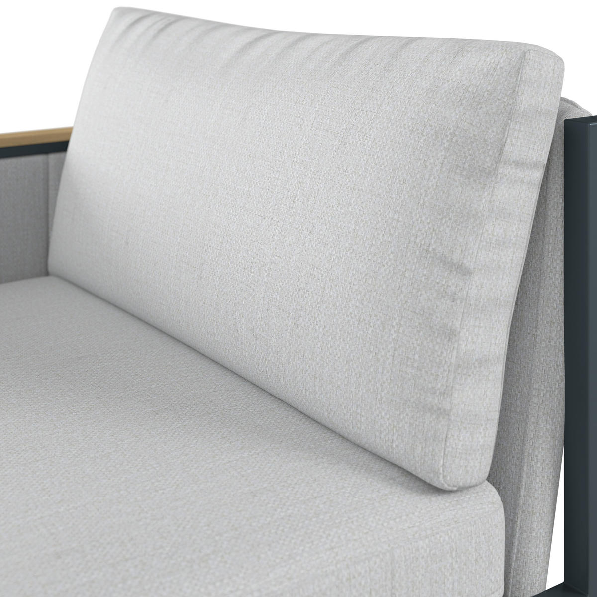 LOUNGEENDTEIL  - Anthrazit/Grau, Design, Holz/Textil (83,5/73/76cm) - Dieter Knoll