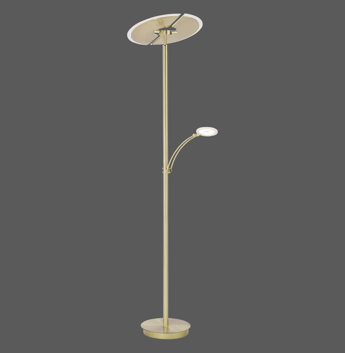 LED-DECKENFLUTER 62/444/200,3 cm    - Messingfarben, Basics, Metall (62/444/200,3cm) - Paul Neuhaus