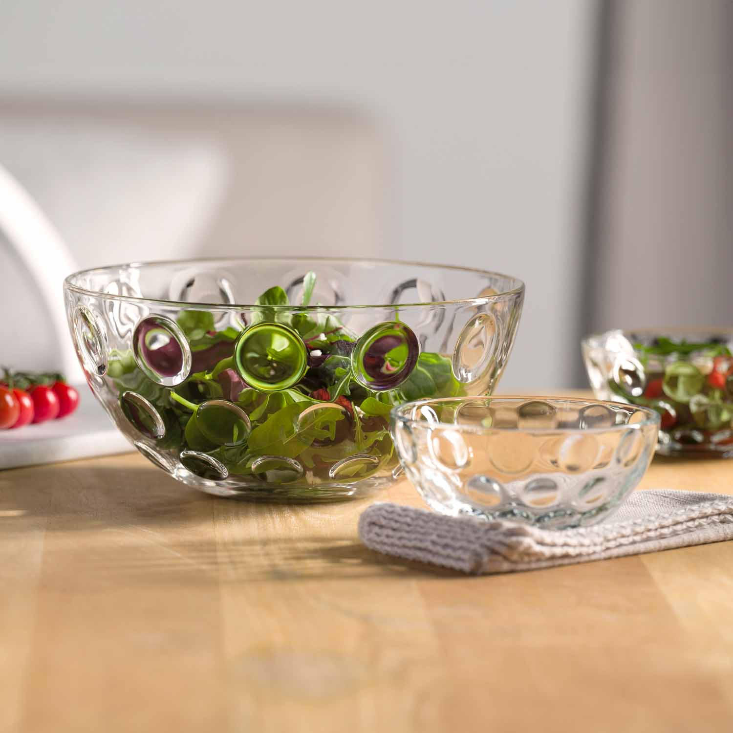 SCHALE Cucina Optic   - Klar, Design, Glas (28,00/13,00/28,00cm) - Leonardo