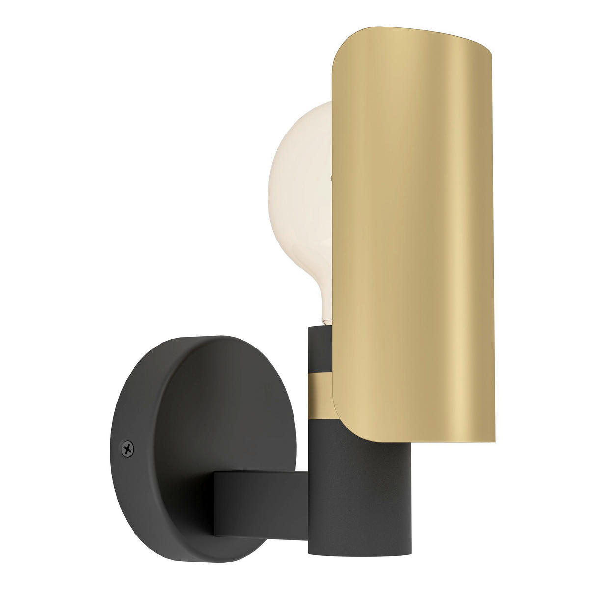 APLICĂ DE PERETE - auriu/negru, Basics, metal (12/0/22.5cm)