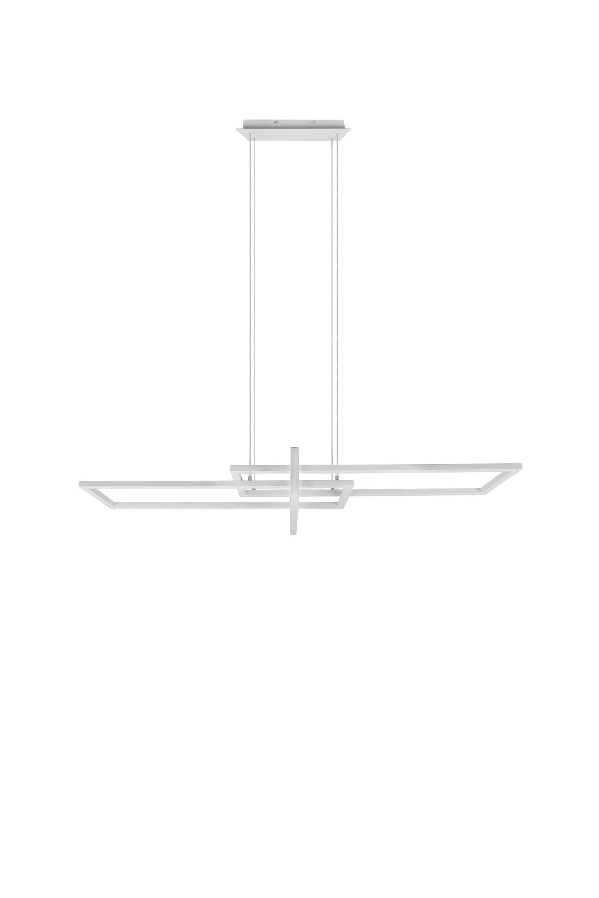 LED-HÄNGELEUCHTE 110/40/150 cm    - Weiss, Design, Metall (110/40/150cm) - Trio Leuchten