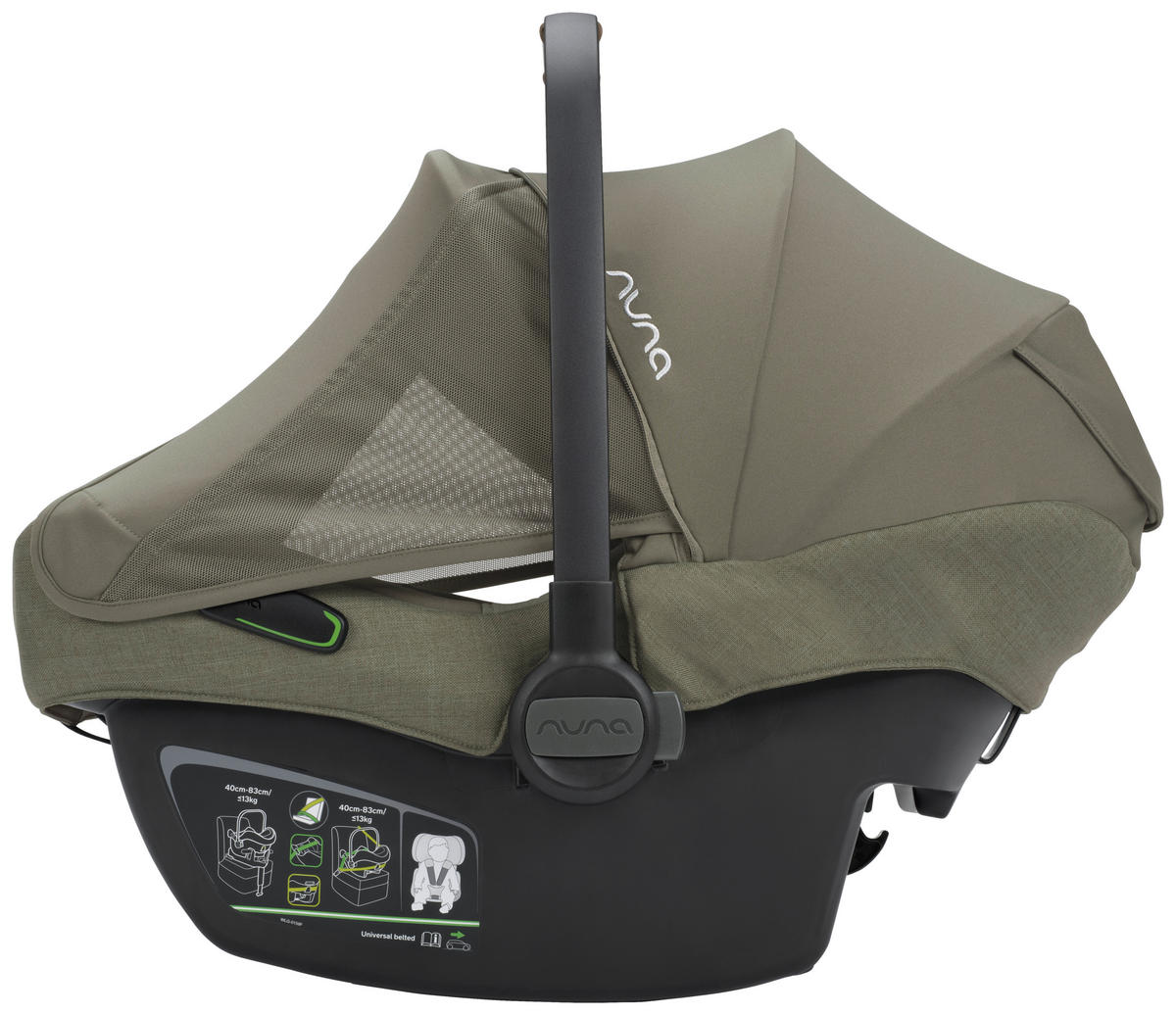 BABYSCHALE PIPA NEXT PINE   - Grün, Basics, Kunststoff/Textil (45/35/60cm) - Nuna