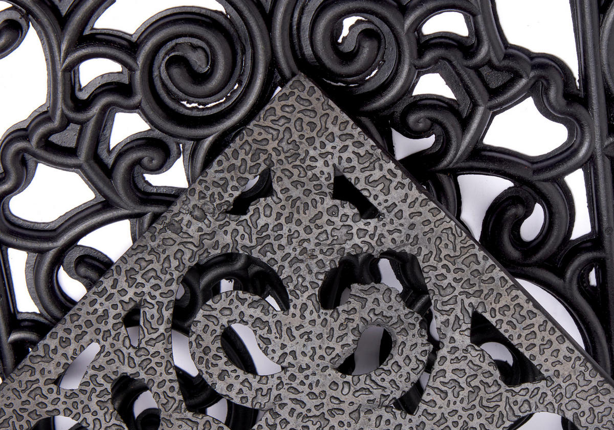 FUßMATTE 45/75 cm Mix Mats  - Schwarz, Basics, Kunststoff (45/75cm) - Hanse Home