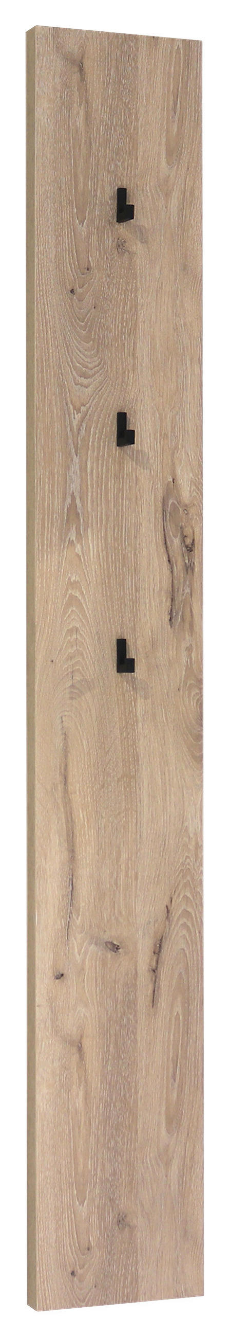 GARDEROBENPANEEL  in 22/170/2 cm  - Eichefarben, Basics, Holzwerkstoff (22/170/2cm) - Carryhome