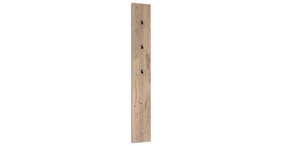 GARDEROBENPANEEL  in 22/170/2 cm  - Eichefarben, Basics, Holzwerkstoff (22/170/2cm) - Carryhome