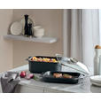 BRÄTER  - Klar/Schwarz, Basics, Glas/Metall (34,5/24,5/12,2cm) - Homeware Profession.
