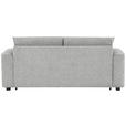 SCHLAFSOFA Webstoff Hellgrau  - Hellgrau/Schwarz, Design, Kunststoff/Textil (205/83/100cm) - Xora