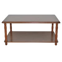 COUCHTISCH Kautschukholz massiv 58,5/89/40 cm rechteckig Nussbaumfarben  - Nussbaumfarben, KONVENTIONELL, Holz/Holzwerkstoff (58,5/89/40cm) - MID.YOU
