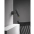 WANDLEUCHTE - Chromfarben/Schwarz, Design, Metall (3/15cm)