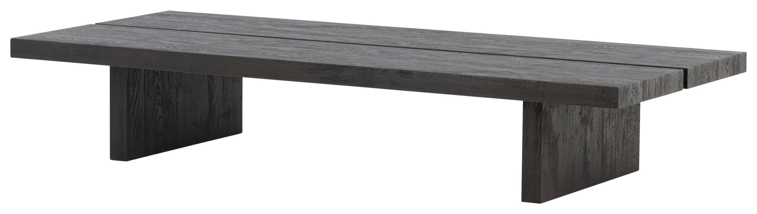 Livetastic Couchtisch Schwarz 60x25x140 cm