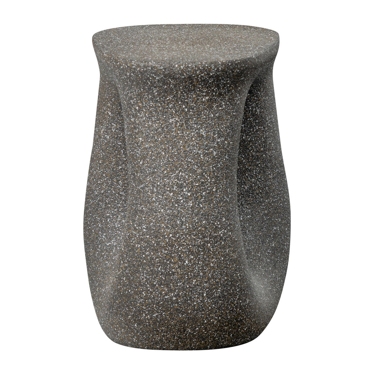 BEISTELLTISCH 42/33/45 cm Moson Schwarz organisch  - Schwarz, Design, Keramik/Metall (42/33/45cm) - Livetastic