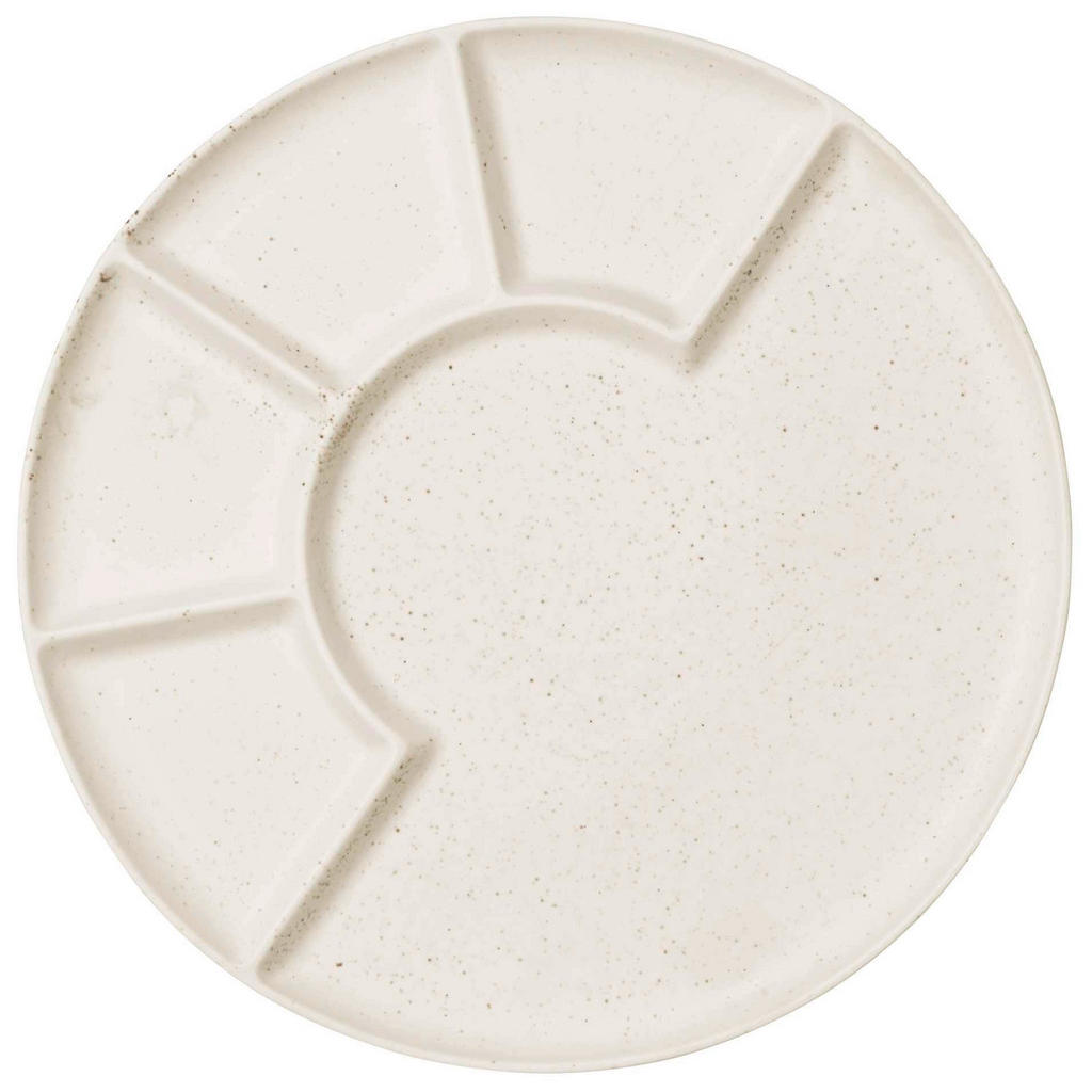 ASA TALÍŘ NA FONDUE, keramika, 24,2 cm - bílá
