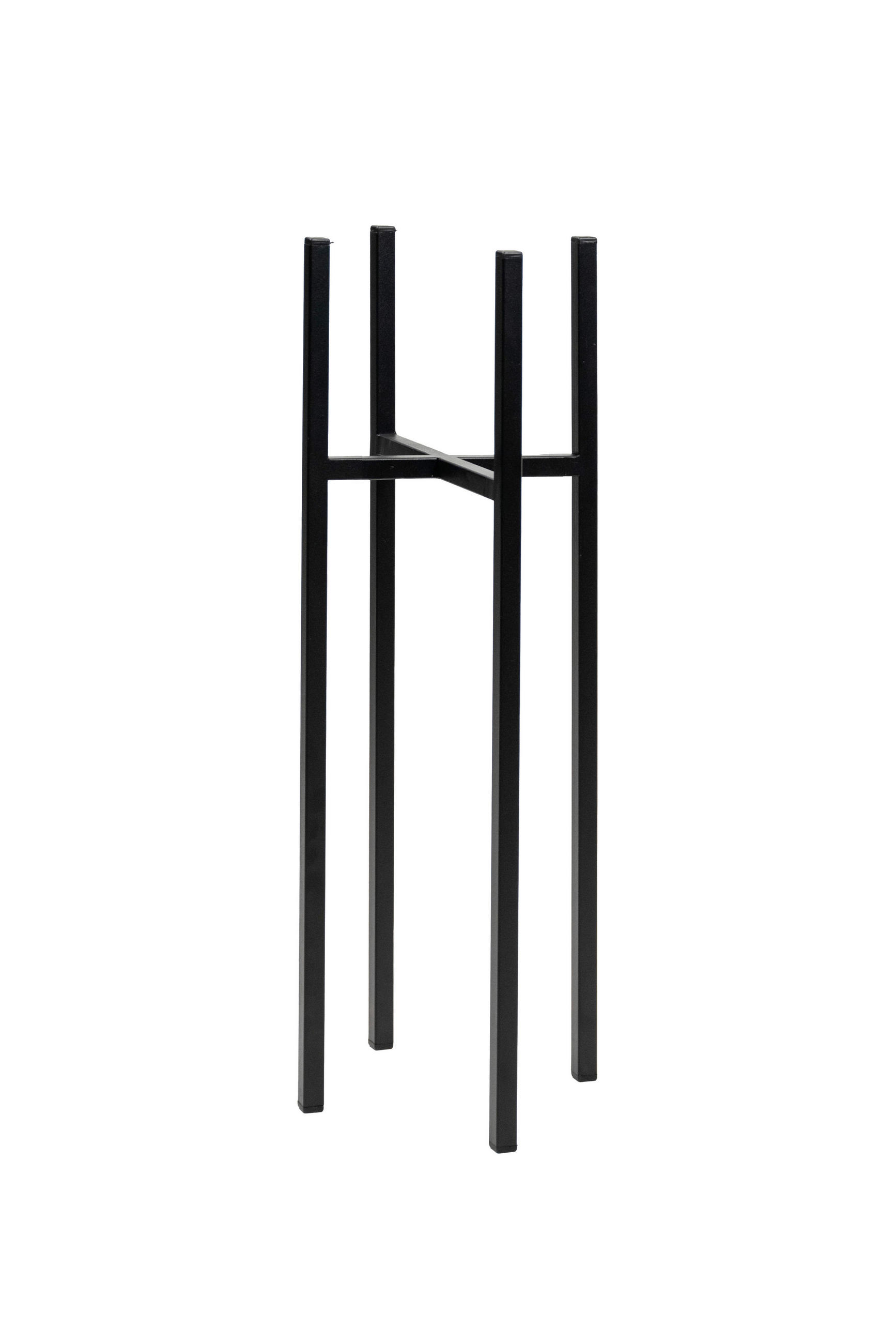 BLUMENSTÄNDER Metall  - Schwarz, Basics, Metall (22/60/22cm)