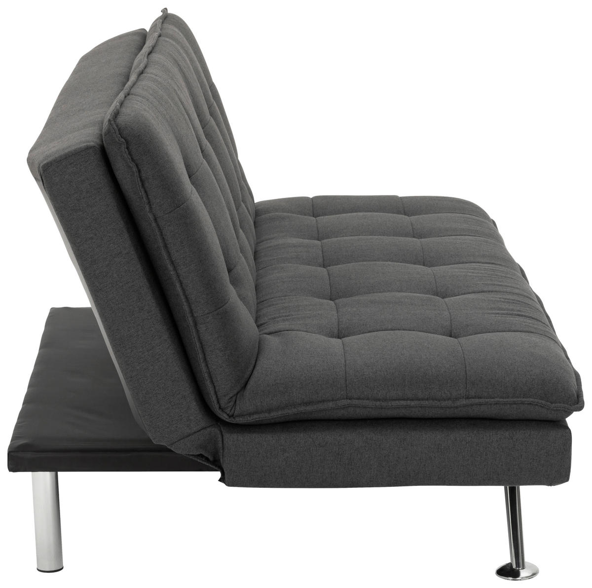 TROSJED NA RAZVLAČENJE tekstil  tamno siva    - srebrne boje/tamno siva, Basics, tekstil/metal (194/87/102cm) - MID.YOU