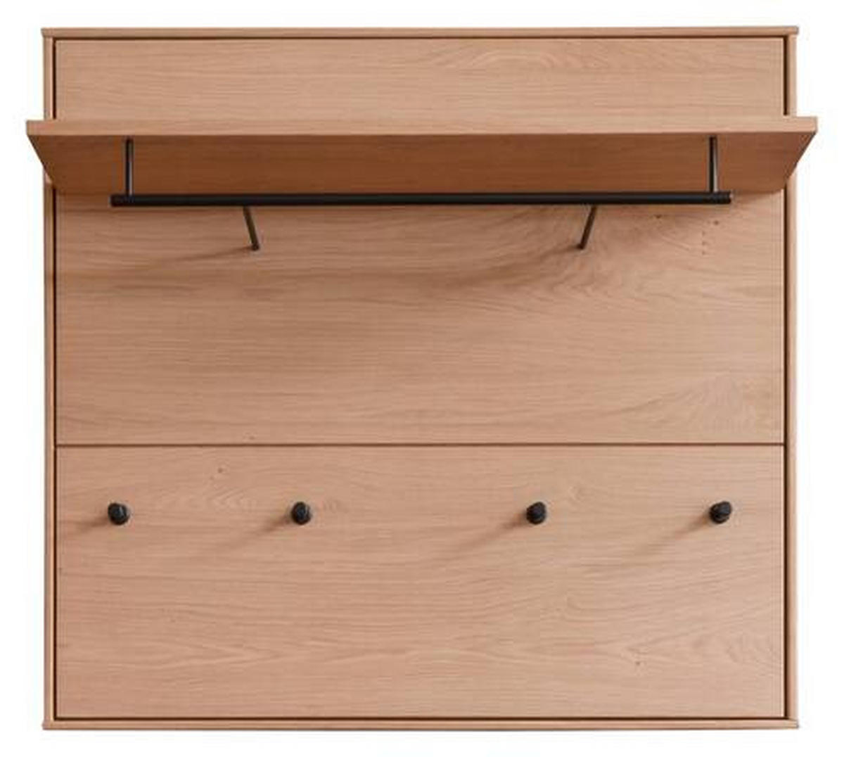 GARDEROBENPANEEL  in 93/86/30 cm  - Eichefarben, Natur, Holz/Holzwerkstoff (93/86/30cm) - MID.YOU