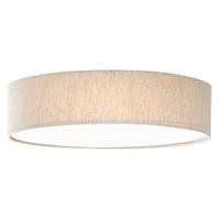 LED-DECKENLEUCHTE 50/18 cm   - Beige/Weiß, KONVENTIONELL, Kunststoff/Textil (50/18cm)