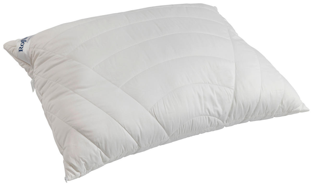 KOPFPOLSTER 70/90 cm  Bambus Balance  - Weiß, Basics, Textil (70/90cm) - Rofima