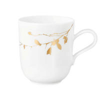 KAFFEMUGG Liberty  - vit/guldfärgad, Basics, keramik (0,4l) - Seltmann Weiden