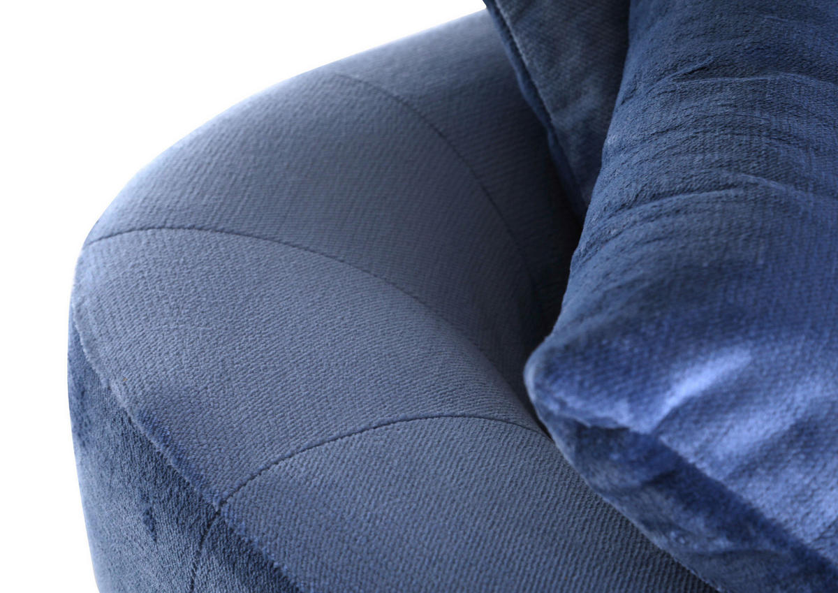 ECKSOFA Hellblau Flachgewebe  - Schlammfarben/Naturfarben, KONVENTIONELL, Holz/Textil (310/310cm) - Livetastic