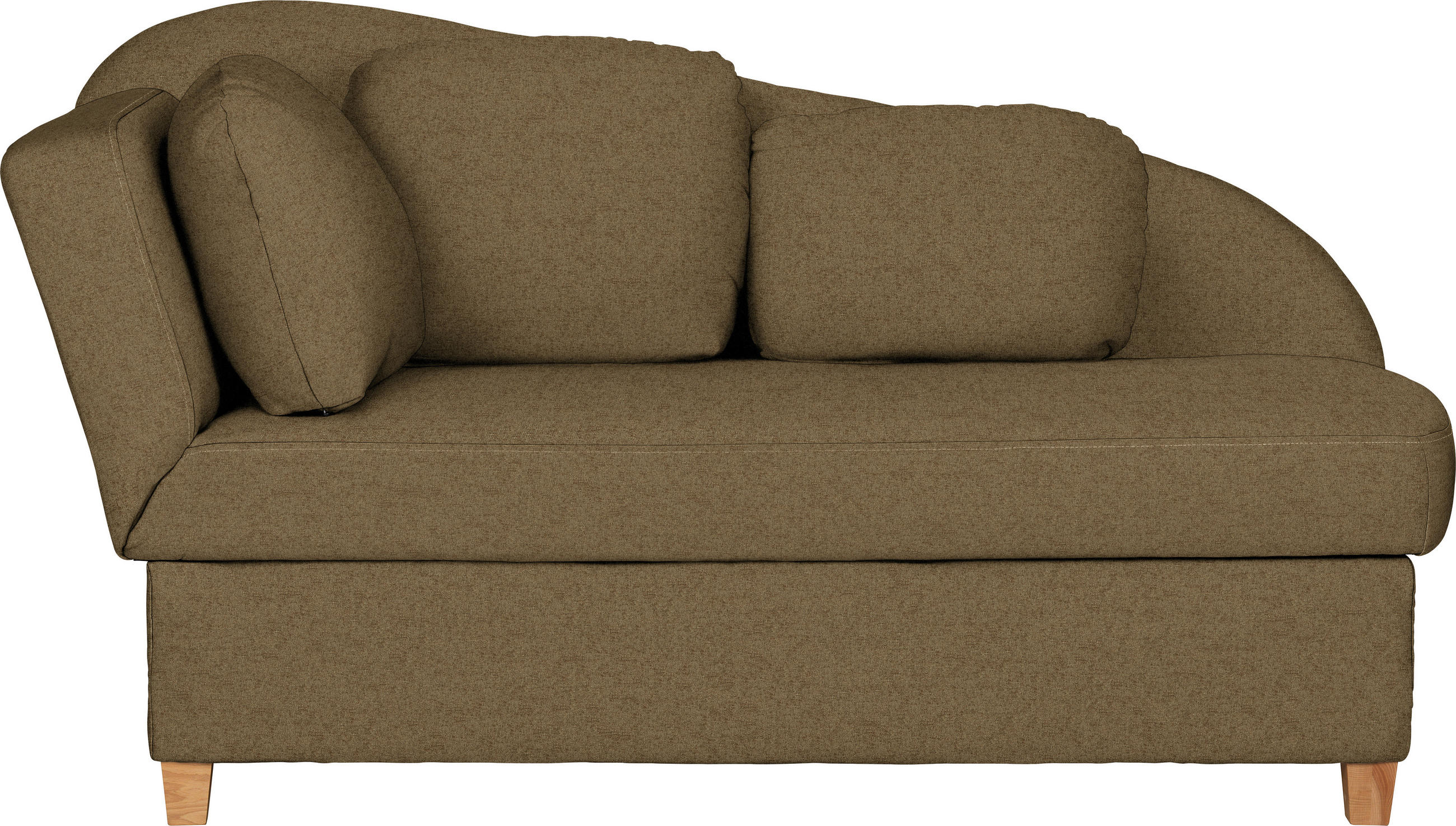 LIEGE in Chenille, Flachgewebe Olivgrün  - Olivgrün, Lifestyle, Holz/Textil (85/97/180cm) - Novel