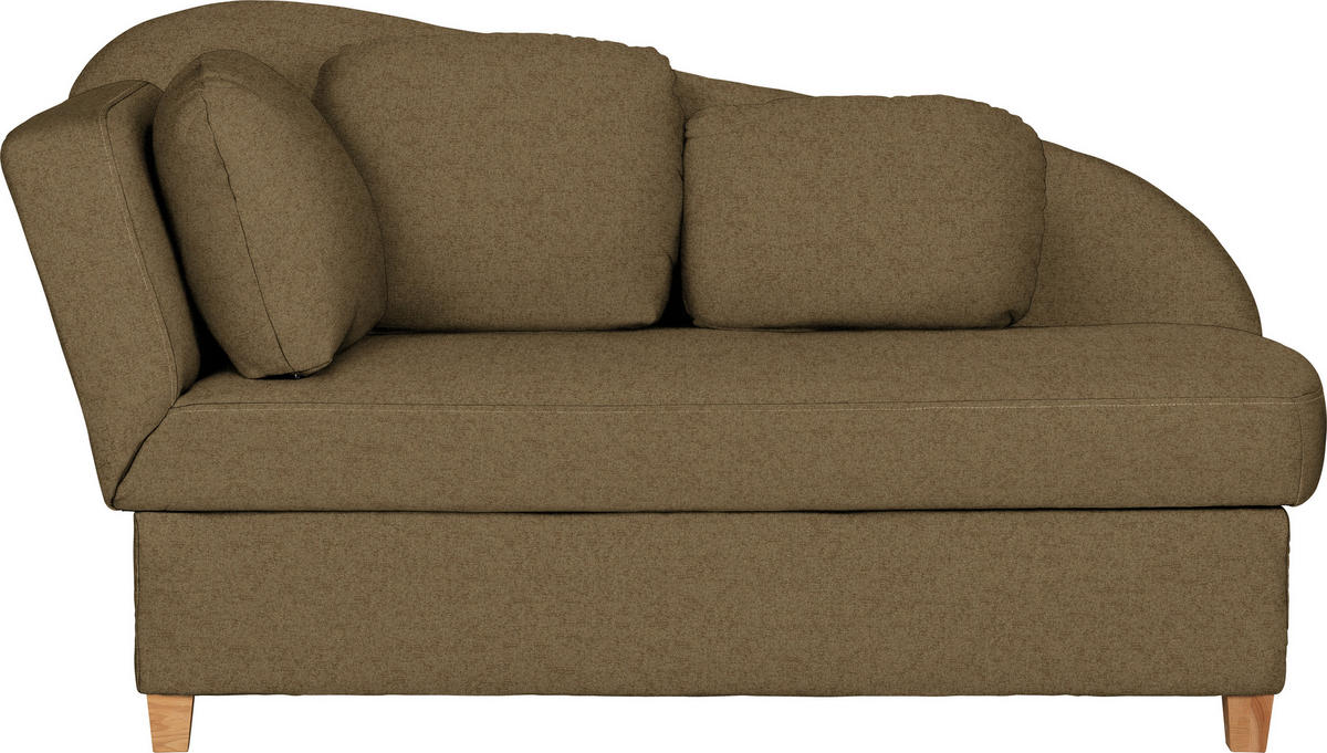 LIEGE in Chenille, Flachgewebe Olivgrün  - Olivgrün, Lifestyle, Holz/Textil (85/97/180cm) - Novel