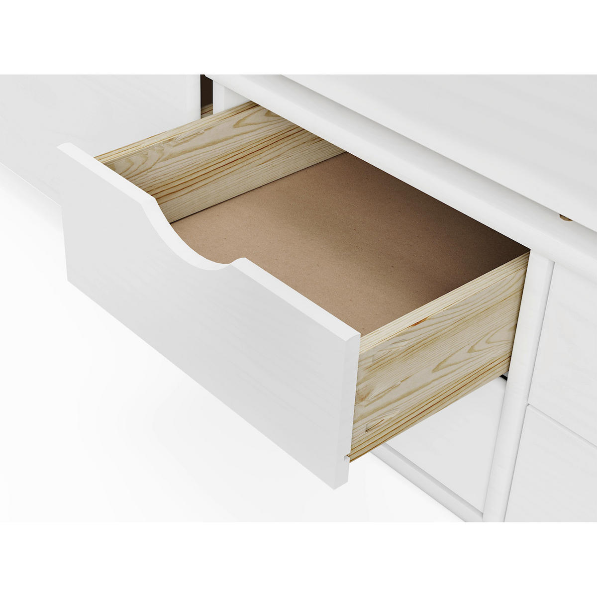 BETT 90/200 cm  in Weiß  - Weiß, Basics, Holz (90/200cm) - Livetastic