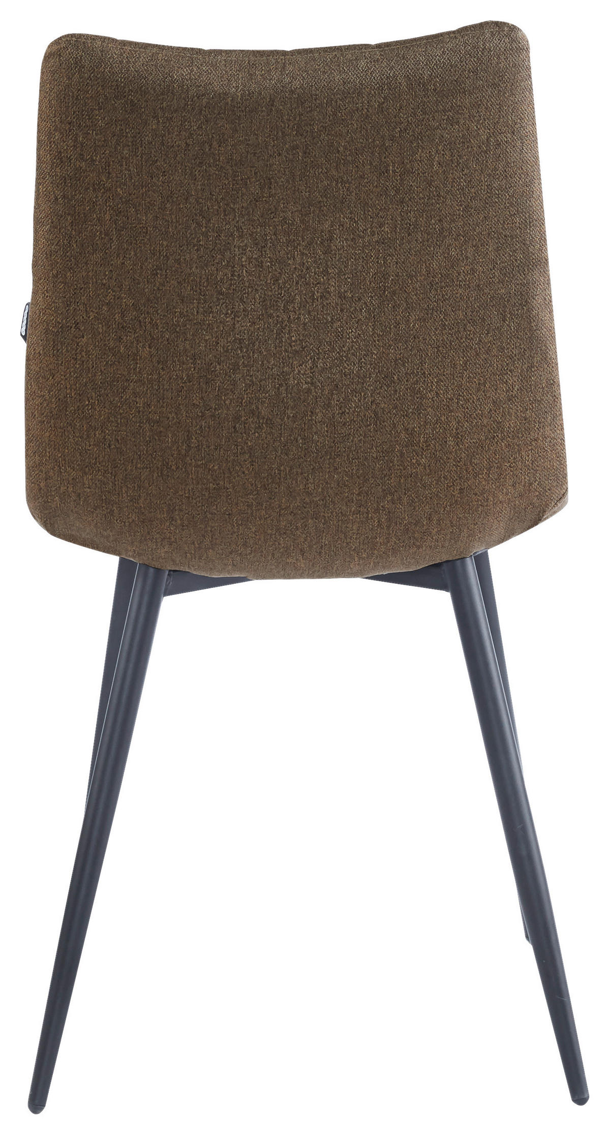 STOL, kovina, tekstil rjava, črna  - črna/rjava, Design, kovina/tekstil (45/89/58cm) - Boxxx