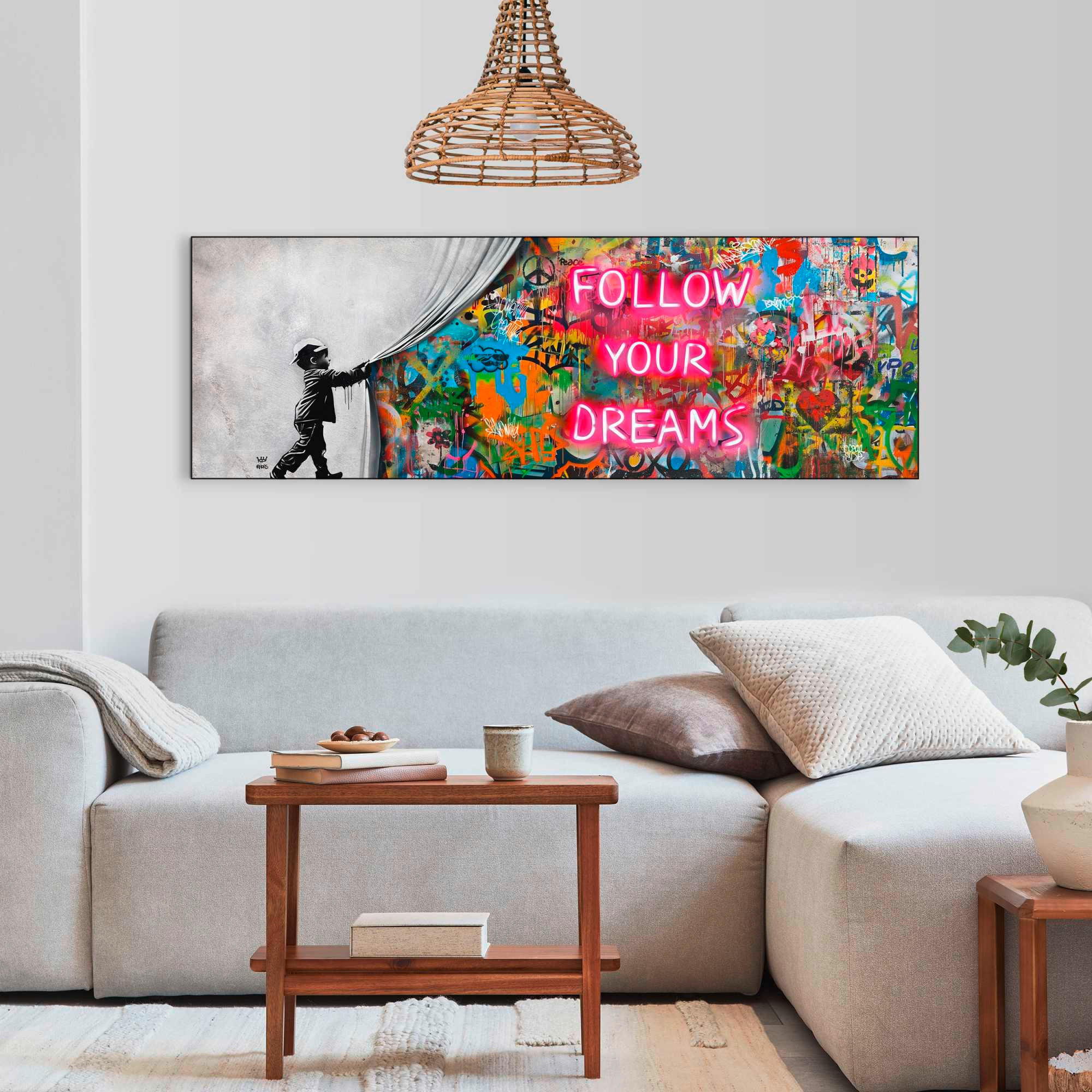BILD Abstraktes  - Multicolor, Basics, Holz (156/52/3cm) - Reinders!