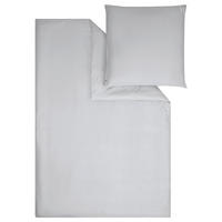 BETTWÄSCHE Makosatin 155/220 cm  - Silberfarben, Basics, Textil (155/220cm) - Bugatti