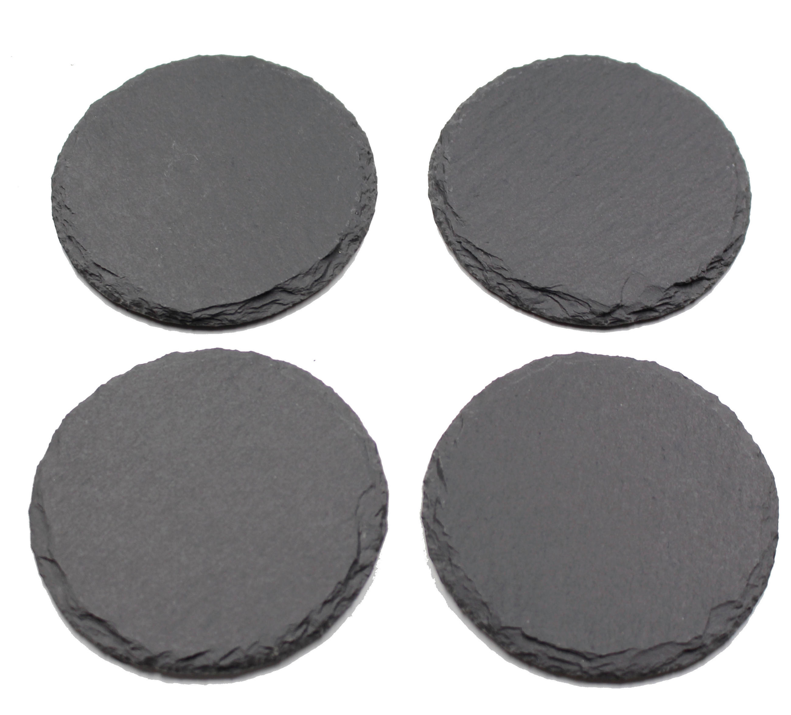 SADA PODLOŽEK - černá, Basics, kámen (10cm) - Ambia Home