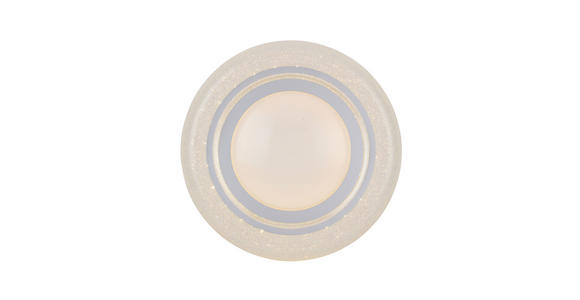 LED-DECKENLEUCHTE 38/7 cm - Chromfarben/Weiß, Trend, Kunststoff/Metall (38/7cm) - Novel