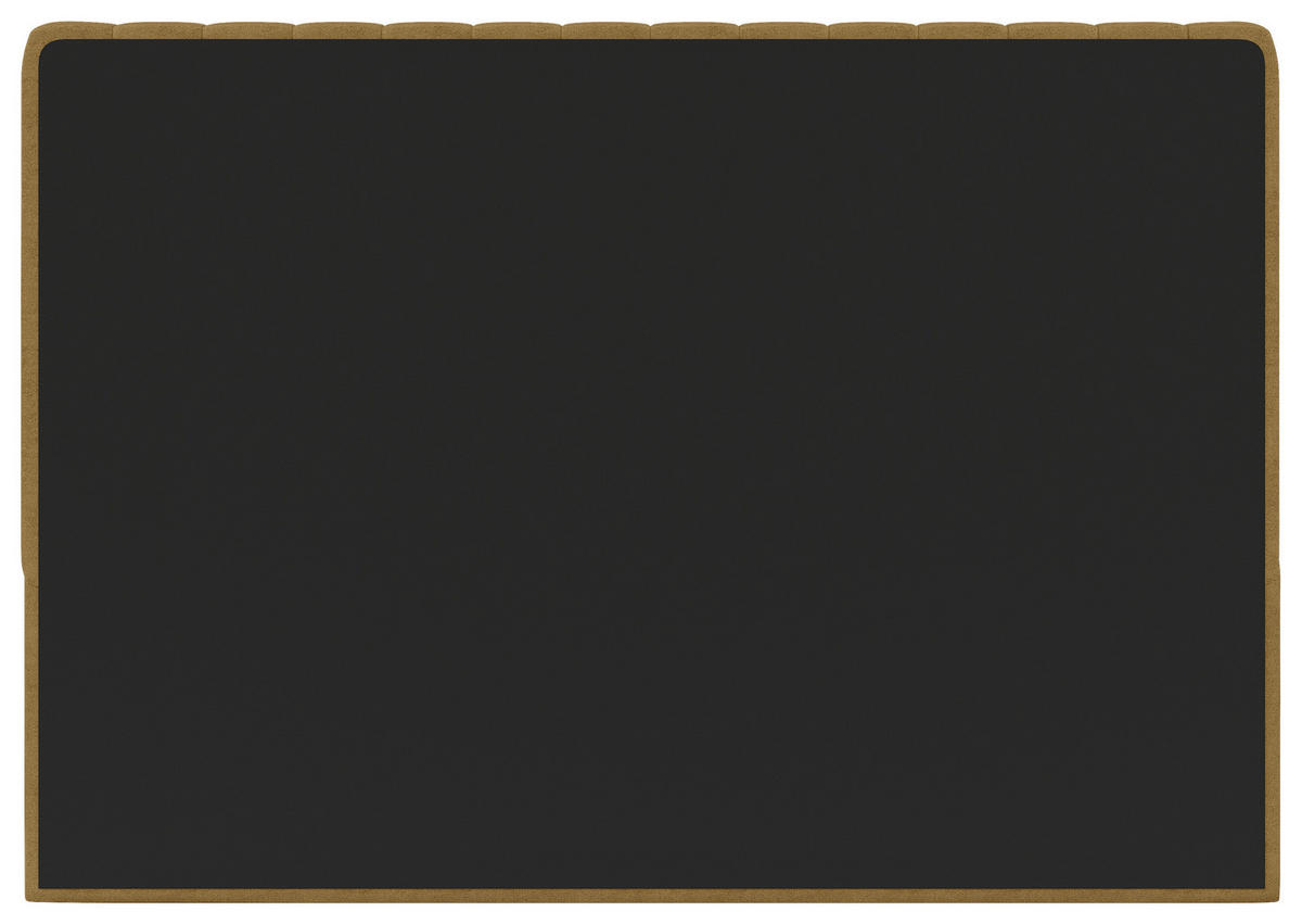 BOXBETT 140/200 cm  Senfgelb  - Senfgelb/Schwarz, Basics, Kunststoff/Textil (140/200cm) - Carryhome